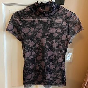 Free People Mesh Top